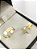 Aliança Reta com Friso Filete Central de Diamantes 5,0mm Ouro 18K - Imagem 4