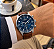 Relógio Technos Cronógrafo Masculino Couro Fundo Azul 44mm - Imagem 4