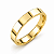Aliança Reta Polida 3,0mm Ouro 18K - Imagem 1