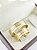 Aliança Reta com Friso Acetinada Semi Anatômica 7,0mm Ouro 18K - Imagem 3
