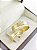 Aliança Reta com Friso Acetinada Semi Anatômica 7,0mm Ouro 18K - Imagem 4