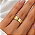 Aliança Reta com Friso Polido 5,0mm Ouro 18K - Imagem 5