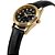 Relógio Mondaine Feminino Couro Dourado Preto 32960LPMVDH2 - Imagem 4