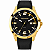 Relógio Technos Masculino Dourado Silicone Preto 2115KPU8P - Imagem 1