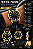 Relógio Technos Masculino Dourado Silicone Preto 2115KPU8P - Imagem 5