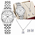 Relógio Mondaine 99914L0MKNE2K1 Feminino Prata Kit Semijoias - Imagem 1