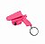 Kit 5 Chaveiros Holster Bélica - Rosa - Imagem 3