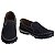 Mocassim Sapatilha Masculina Couro Nobuk Veludo Azul Slim Super Conforto Ref- 350 - Imagem 4