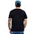 Camiseta Masculina Country Preta Cavalo manga curta - Imagem 2