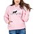 Kit combo casal Moletom Masculino Preto Apaixonado por Cavalo + Moletom Feminino Rosa Apaixonada por Cavalo - Imagem 2