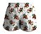 Short Feminino Country Moda Praia Campero Estampa Montaria Branco - Imagem 4