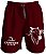Short Masculino Rodeio Country Boi Nelore Moda Praia Campero Vermelho - Imagem 1