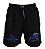 Short Masculino Country Moda Praia Campero Preto/Roxo Cavalos Cowboy - Imagem 1
