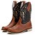 Bota Texana Masculina lisa Marrom Rodeio Cowboy Ref.: 820 - Imagem 2