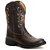 Bota Texana Rodeio Masculina Em Couro Marrom Bordada Ref714 - Imagem 1