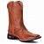 Bota Texana Rodeio Montaria Couro Bico Quadrado Masculina Ref863 - Imagem 1