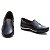 Sapatilha Mocassim Slip Verão Campero Masculino Couro Ref350 Latego Preto - Imagem 4