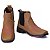 Botinha Feminina Bota Cano Curto Bico Quadrado Ref 793 Caramelo - Imagem 3