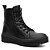 Bota Coturno Feminino Tratorado Plataforma Confort Ref 784 Preto - Imagem 1