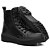 Bota Coturno Feminino Tratorado Plataforma Confort Ref 784 Preto - Imagem 4