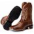 Bota Texana Rodeio Country Couro Bico Quadrado Masculina Ref 857 - Imagem 4