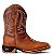 Bota Texana Rodeio Country Couro Bico Quadrado Masculina 0859 - Imagem 1