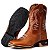 Bota Texana Rodeio Country Couro Bico Quadrado Masculina 0859 - Imagem 5
