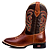 Bota Texana Country Masculina Couro Bico Quadrado Ref0800 - Imagem 4