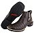 Bota Masculina em Couro Campero Cano Curto Café Ref186 - Imagem 5