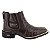 Bota Masculina em Couro Campero Cano Curto Café Ref186 - Imagem 1