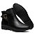 Bota Cano Curto Campero Casual Preta 0796 - Imagem 7