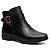 Bota Cano Curto Campero Casual Preta 0796 - Imagem 3