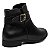Bota Cano Curto Campero Casual Preta 0796 - Imagem 5