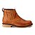Botina Couro Conforto Solado Latex Whisky Ref 0108 - Imagem 1
