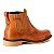 Botina Couro Conforto Solado Latex Whisky Ref 0108 - Imagem 4