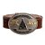 Cinto Country Liso Fivela Nossa Senhora Aparecida Ref-3045 Marrom - Imagem 1