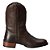 Bota Texana Cano Alto lisa unissex ref 814 floter café - Imagem 6
