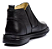 Bota Masculina Botina Confort Anti-Stress Diabeticos e Esporão Em Couro Cor Preto Ref 211 - Imagem 6