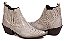Bota Masculina Texana Country Rodeio Em Couro cobra Anaconda Cor Gelo Ref 042 - Imagem 3