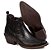 Bota Masculina Country Rodeio Em Couro cobra Anaconda Cor Preto Ref 042 - Imagem 2