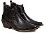 Bota Masculina Country Rodeio Em Couro cobra Anaconda Cor Preto Ref 042 - Imagem 4
