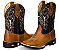 Bota Texana Country Rodeio Em Couro Fóssil Cor Mostarda ref 223 - Imagem 6