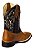 Bota Texana Country Rodeio Em Couro Fóssil Cor Mostarda ref 223 - Imagem 4