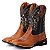 Bota Texana Country Rodeio Em Couro Fóssil Cor Mostarda ref 223 - Imagem 4