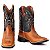 Bota Texana Country Rodeio Em Couro Fóssil Cor Mostarda ref 223 - Imagem 7