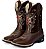 Bota Texana Em Couro Floter Cor Café 703 - Imagem 2