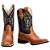 Bota Texana Couro Avestuz bico quadrado Peão Rodeio Latego Whisky 806 - Imagem 5