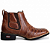 Bota Masculina em Couro Campero Cano Curto Pinhão Ref186 - Imagem 1