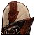 Bota Texana Masculina lisa Marrom Rodeio Cowboy Ref 813 - Imagem 6