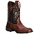 Bota Texana Masculina lisa Marrom Rodeio Cowboy Ref 813 - Imagem 1